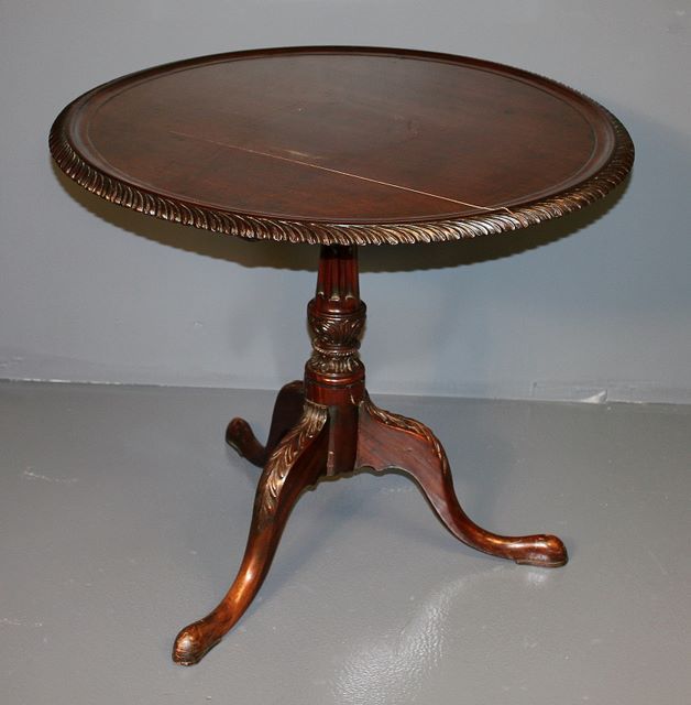 20th Century Mahogany Tilt Top Table
