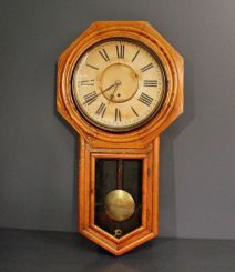 Ansonia Schoolhouse 20th Century Regulator Clock