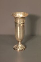 Sterling Trumpet Vase