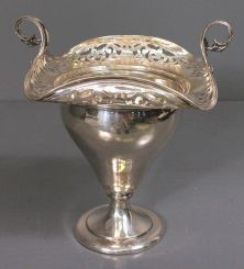 Meridian International Silverplate Vase