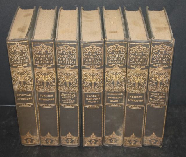 Seven Volumes "The World's Great Classics"