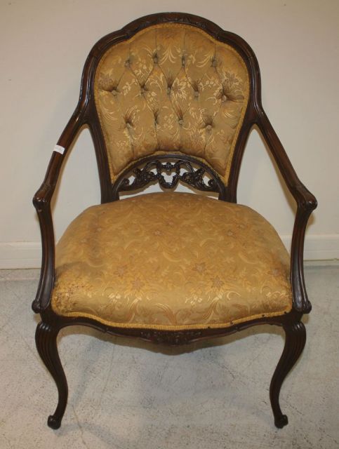 French Style Mahogany Lady's Chair