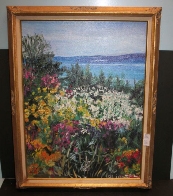 "Secret Garden" Acrylic by Alice Barrett, Mississippi Artist