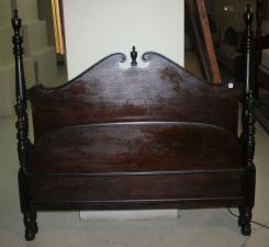 Mahogany Full Size Poster Bed