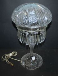 Cut Glass Table Lamp