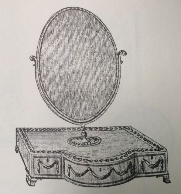 Hepplewhite Dressing Glass