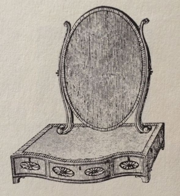 Hepplewhite Dressing Glass
