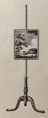 Hepplewhite Pole Fire-Screen