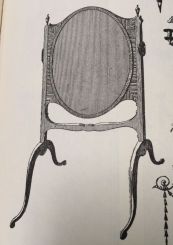 Hepplewhite Horse Fire Screen