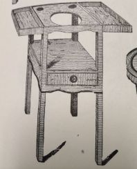 Hepplewhite Basin Stand