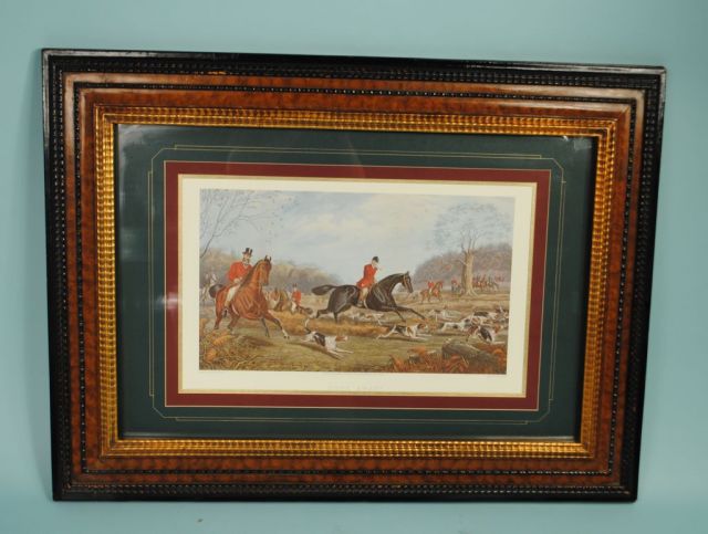 Fox Hunting Print "Gone Away"