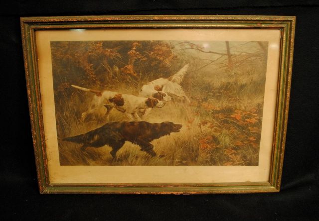 "Steady" Old Hunt Scene Print