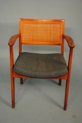 Vintage Walnut 1960's Office Chair