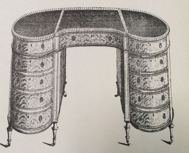 Sheraton Kidney Table