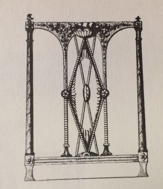 Sheraton Back for Painted Chair