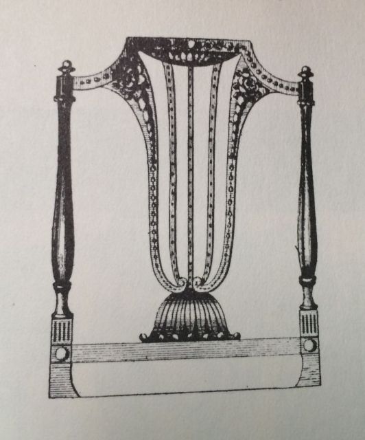 Sheraton Back for Painted Chair