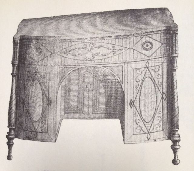 Sheraton Commode Dressing Table