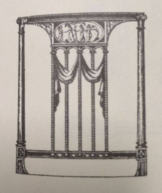 Sheraton Back for Painted Chair