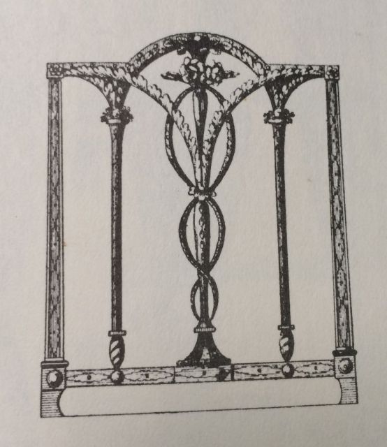 Sheraton Back for Painted Chair