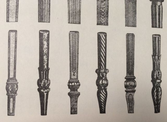 Sheraton Legs for Pier and Card Tables