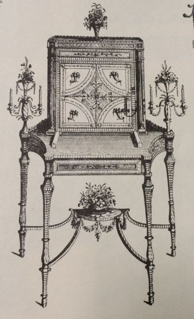 Sheraton Tripod Candlestand