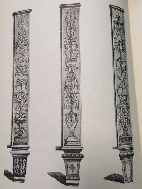 Sheraton Pilaster for Commode