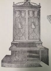 Sheraton Bookcase and Writing Drawer