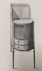 Sheraton Pot Cupboard