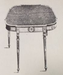Sheraton Card Table