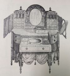 Sheraton Lady's Combined Dressing Table