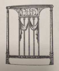 Sheraton Back for Painted Chair