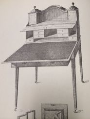 Sheraton Lady's Cabinet and Writing Table