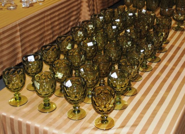 56 stems Green "Provincial" Heisey by Imperial