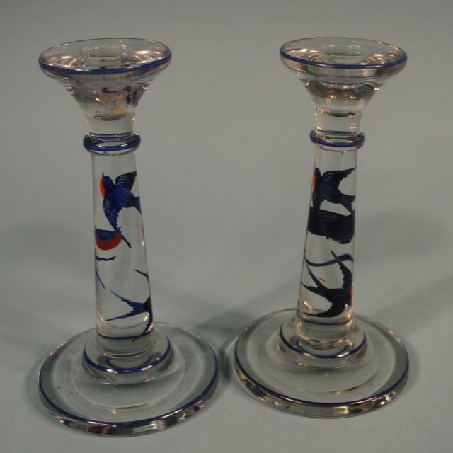 Pair Heisey "Sheffield" Candlesticks