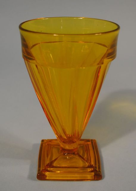 Heisey Marigold "Twist" Soda Tumbler