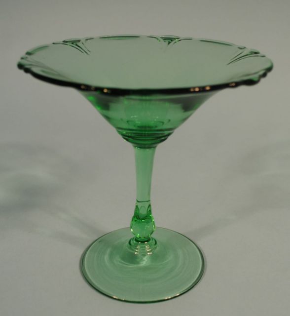 Heisey Moongleam "Empress" Compote